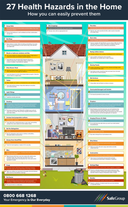 Infographic Hidden Health Hazards In The Home Safegroup My Xxx Hot Girl