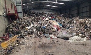 Factory fly tipping