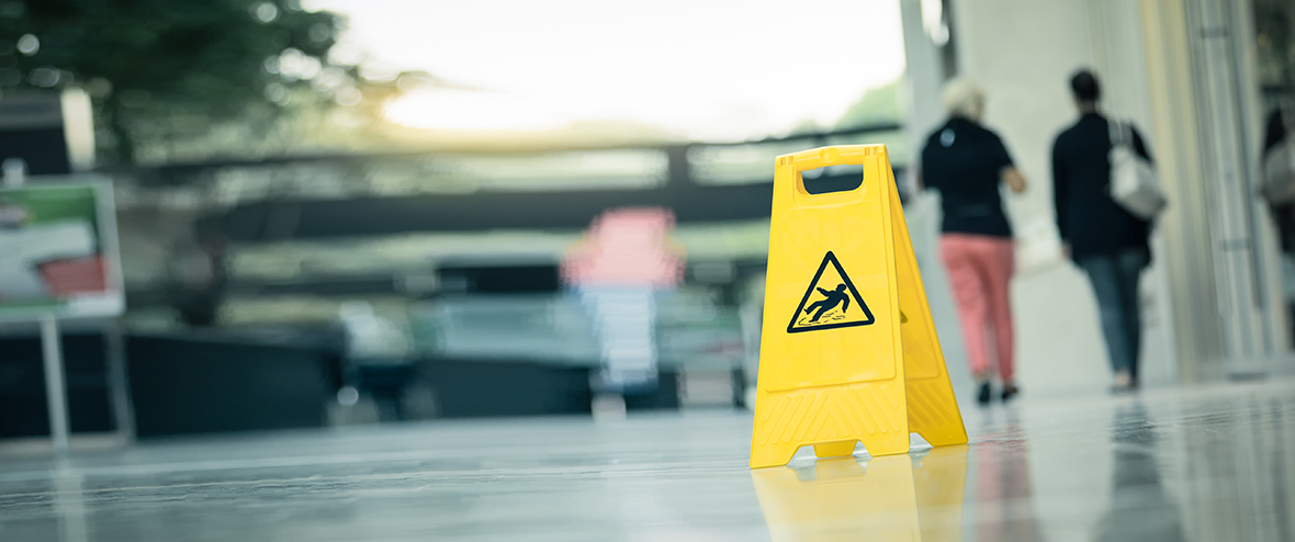 Anti-slip floor sign