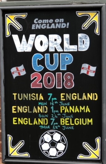 World Cup 2018 Sign