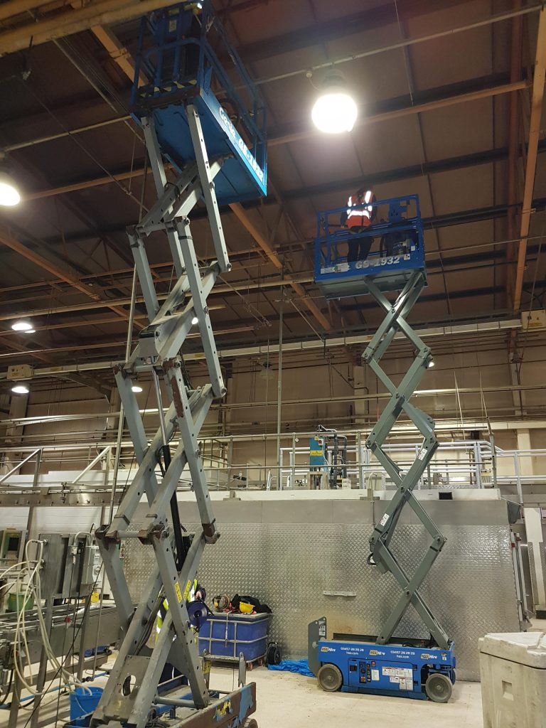 High Level Cleaning at Bakery