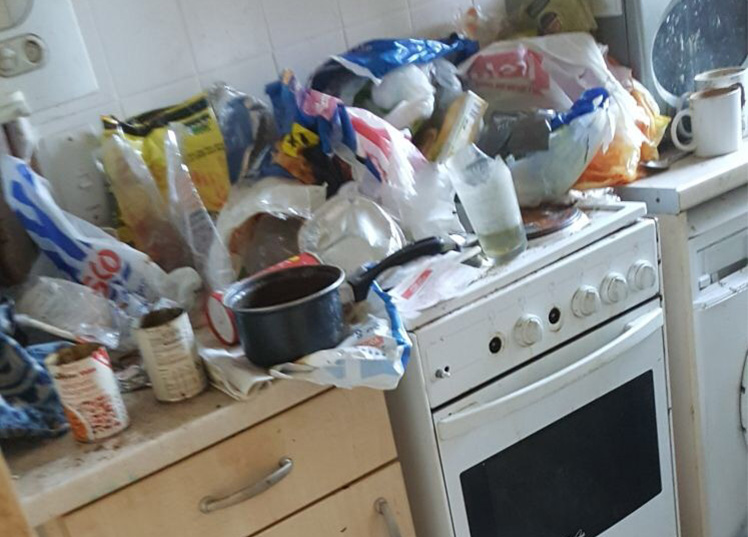 CleanSafe Services - North London extreme clean - kitchen - before