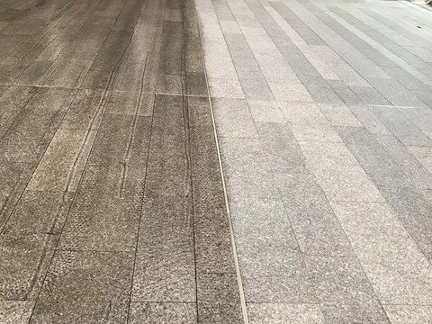 Floor deep clean – London Bridge Station - before