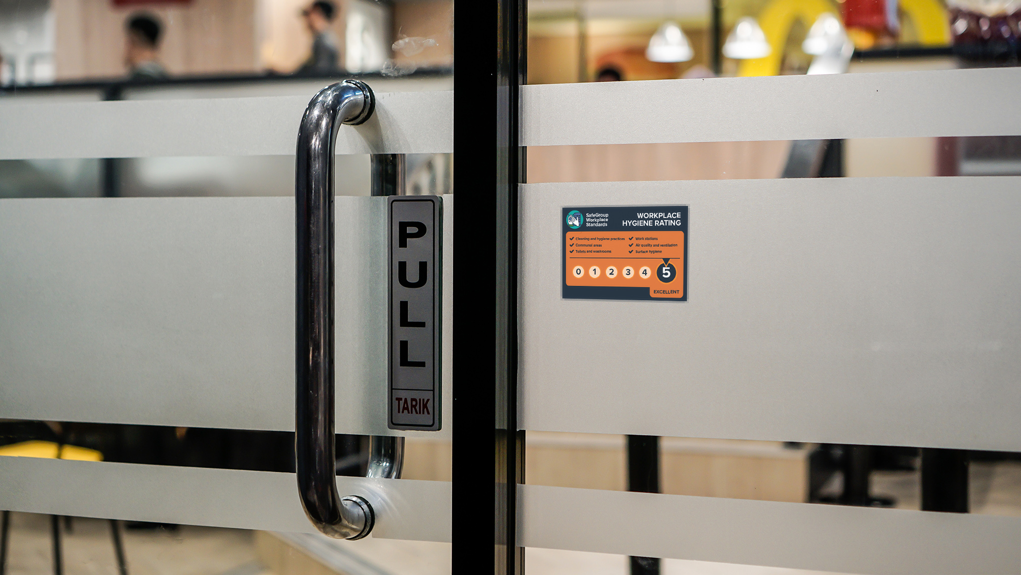 Workplace hygiene rating