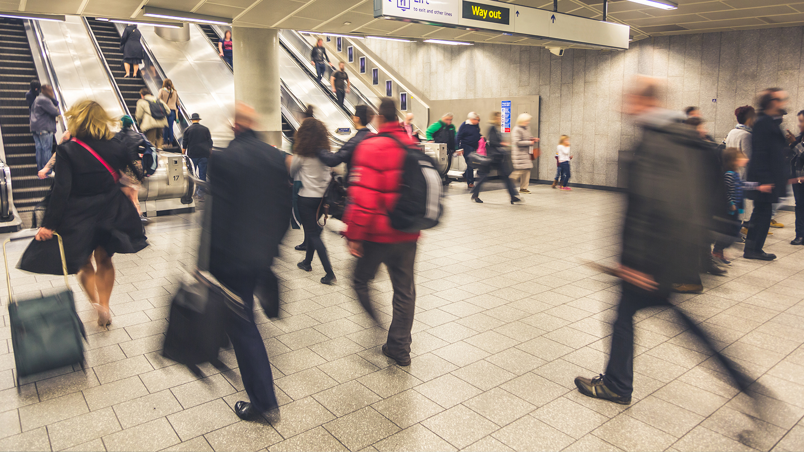 London Underground reported a spike in the number of people falling down escalators