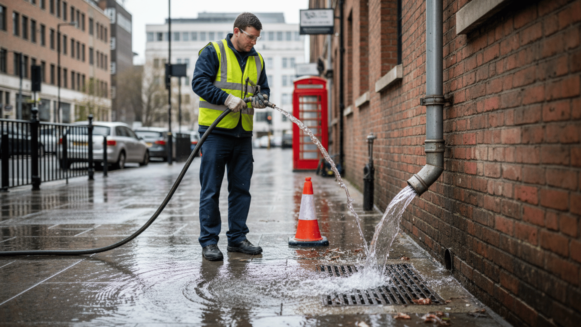 Commercial Gutter Cleaning in Leicester